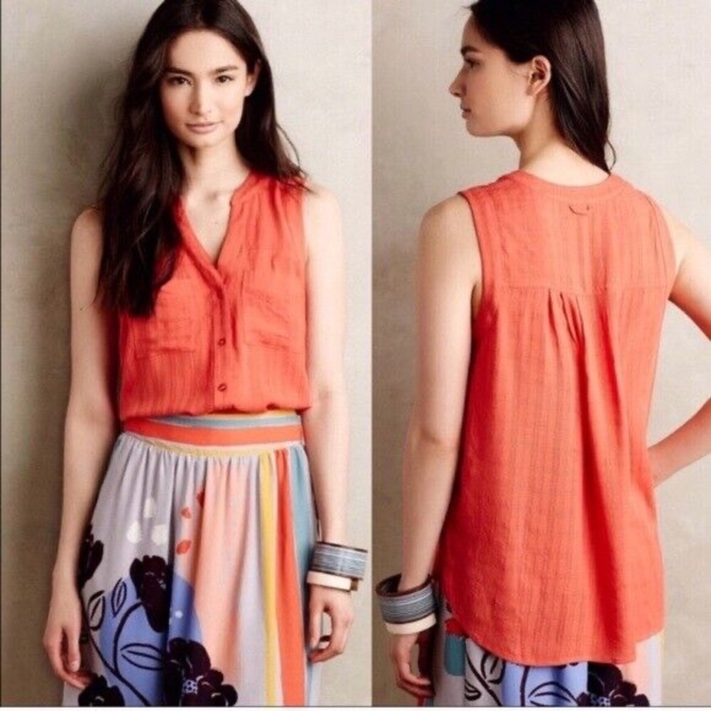 Anthropologie Maeve Sunseeker Tank Top